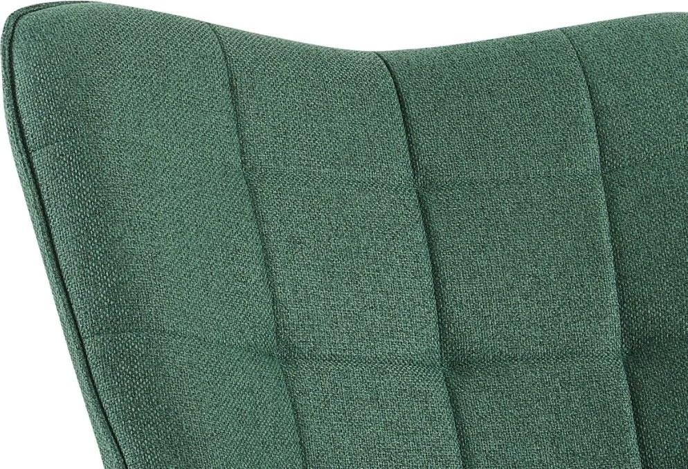Kreslo Hannah, zelená tkanina