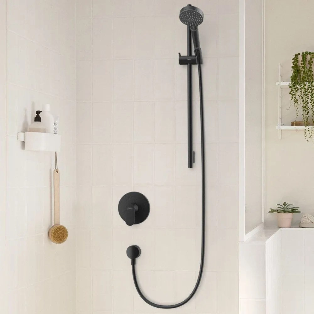 HANSGROHE Rebris S páková sprchová batéria pod omietku, pre 1 výstup, matná čierna, 72667670