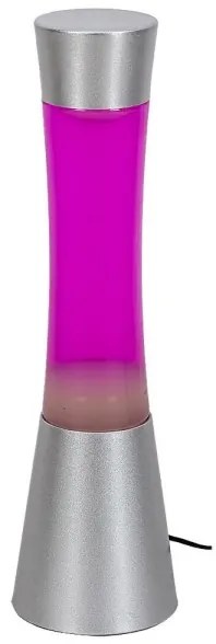 Rabalux 7030 - Lávová lampa MINKA 1xGY6,35/20W/230V ružová