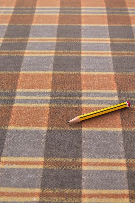 Metrážny koberec Forbo Flotex Vision F70-590001 Plaid Rust