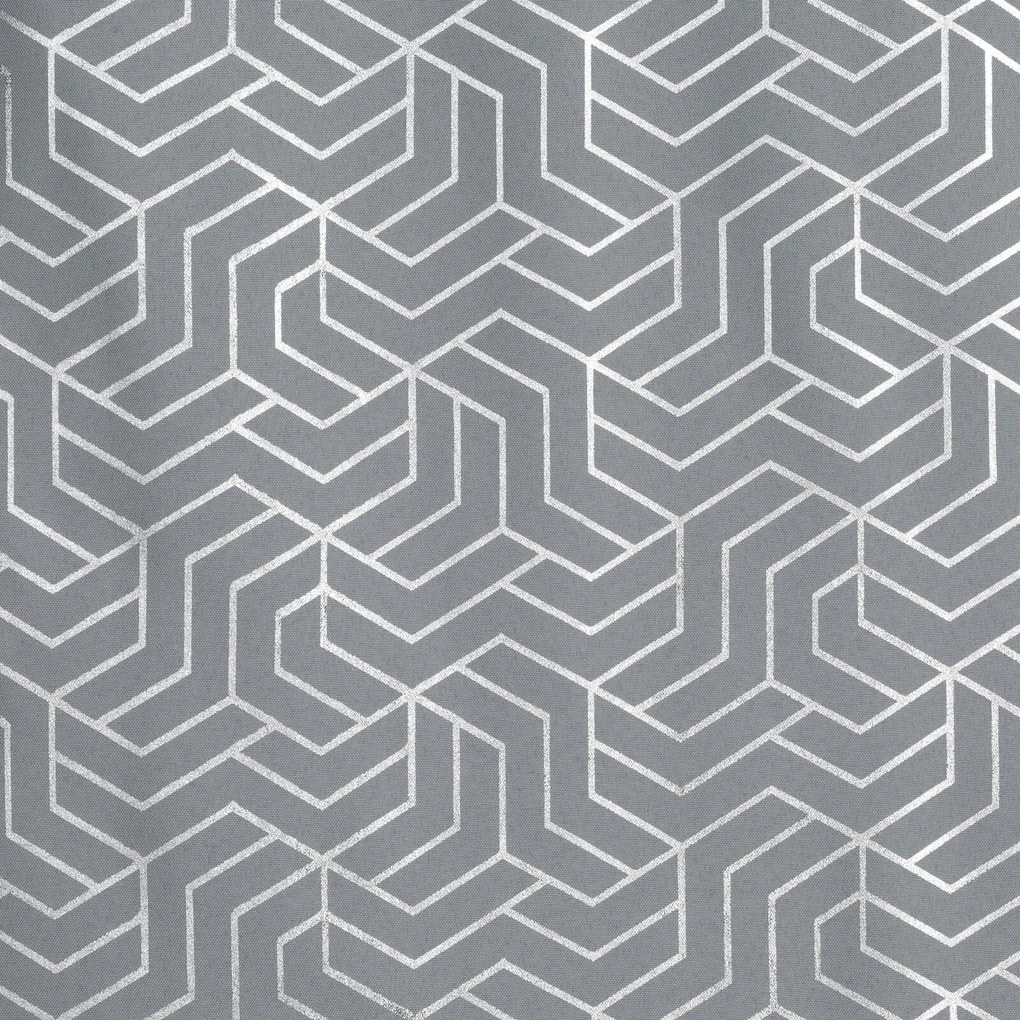 ZÁVES NA KRÚŽKOCH SEMI 140X250 CM VZOROVANÁ