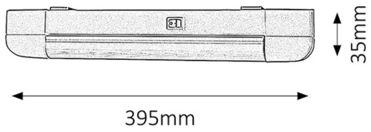 Rabalux 2301 - Podlinkové svietidlo BRAND LIGHT G13/10W/230V