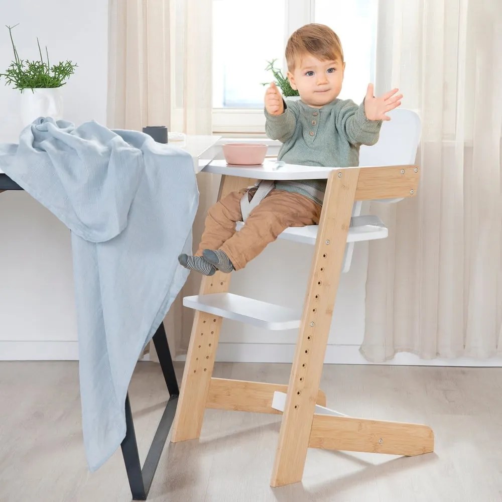 Biela jedálenská stolička Nature UP – Roba