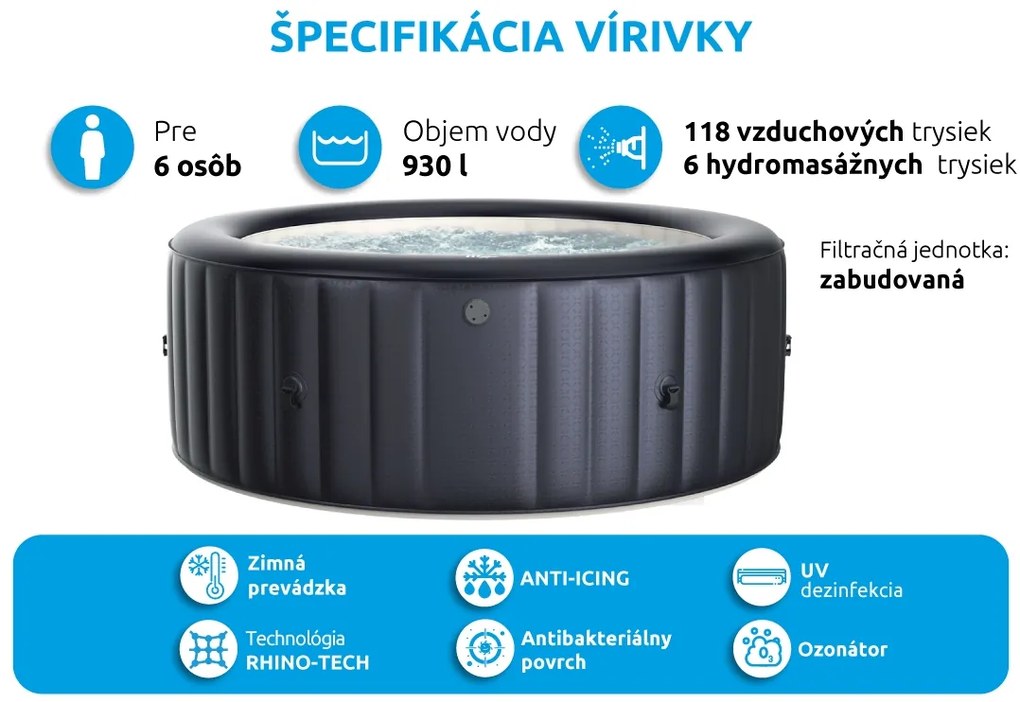 Marimex | Vírivý bazén MSPA Carlton M-CA062 | 11400298