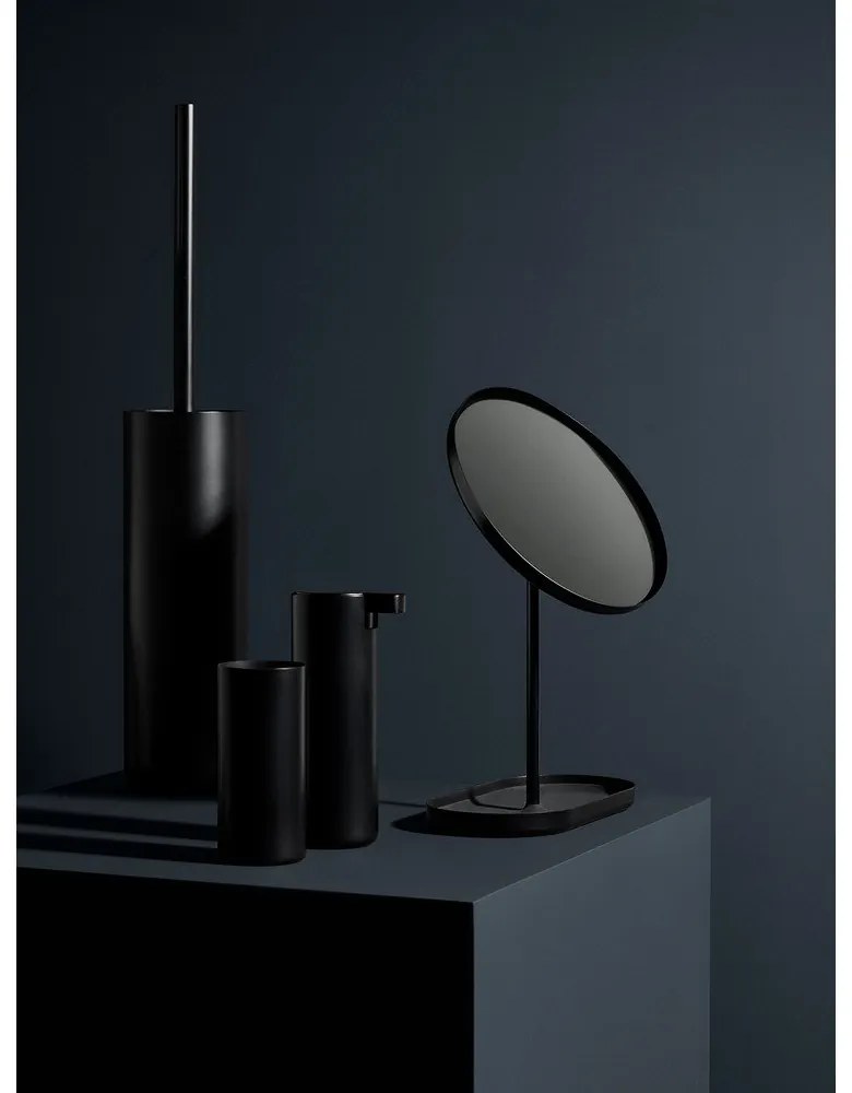 Čierny pohárik na zubné kefky Blomus Modo