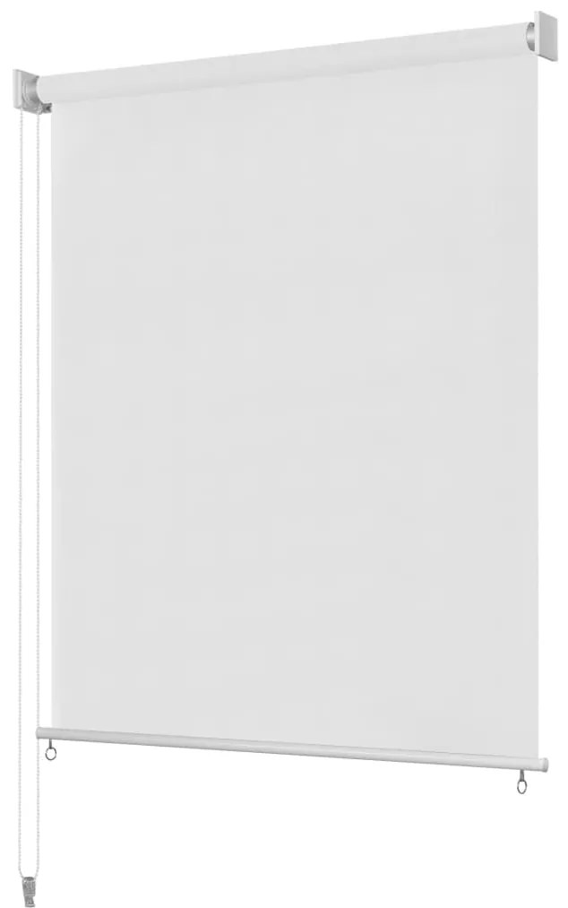 vidaXL Vonkajšia zatemňovacia roleta, 400x230 cm, biela