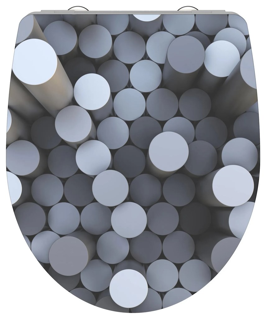 Schütte WC doska so spomaľujúcim mechanizmom (krúžky)  (100253145)