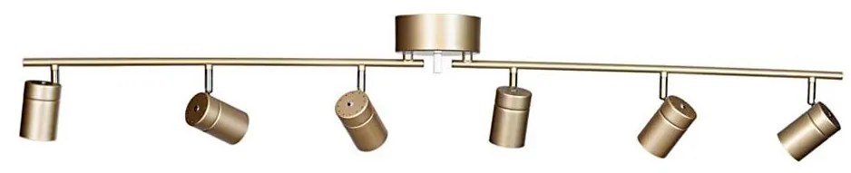 ByRydens 4202100-6501 - Bodové svietidlo CORRECT 6xGU10/7W/230V zlatá