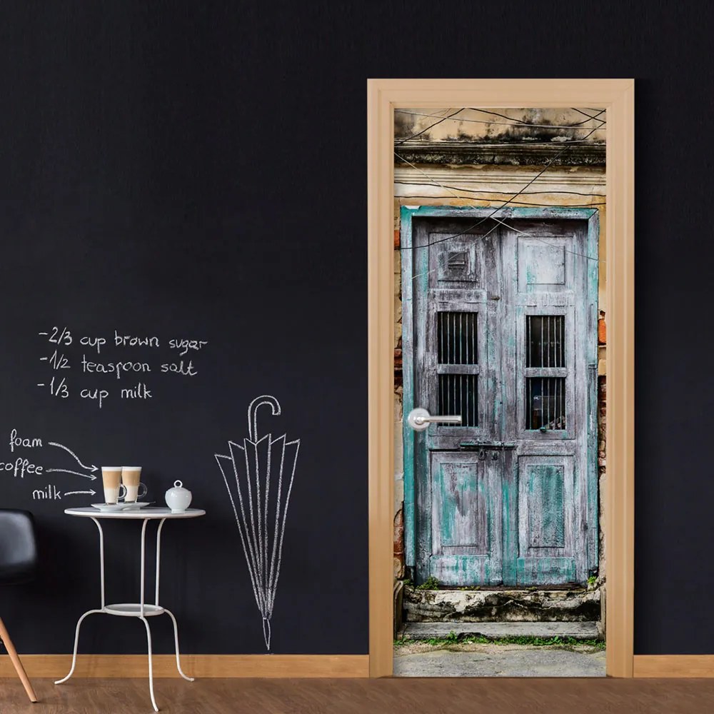 Fototapeta na dvere Bimago - Old Door + lepidlo zadarmo 100x210 cm