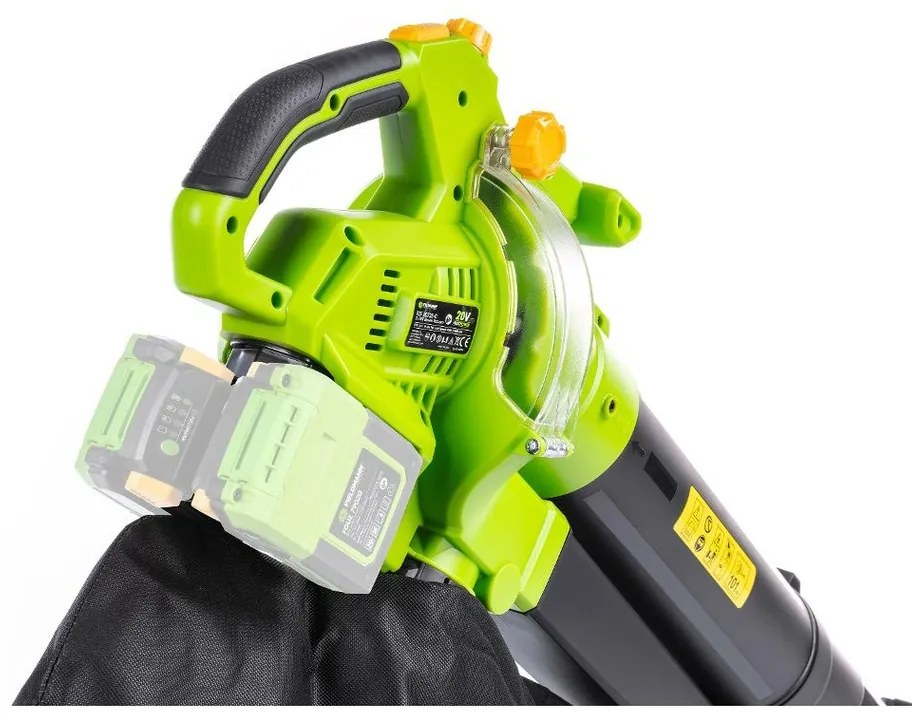 Fieldmann FZF 70725-0 akumulátorový záhradný vysávač, 2 x 20 V