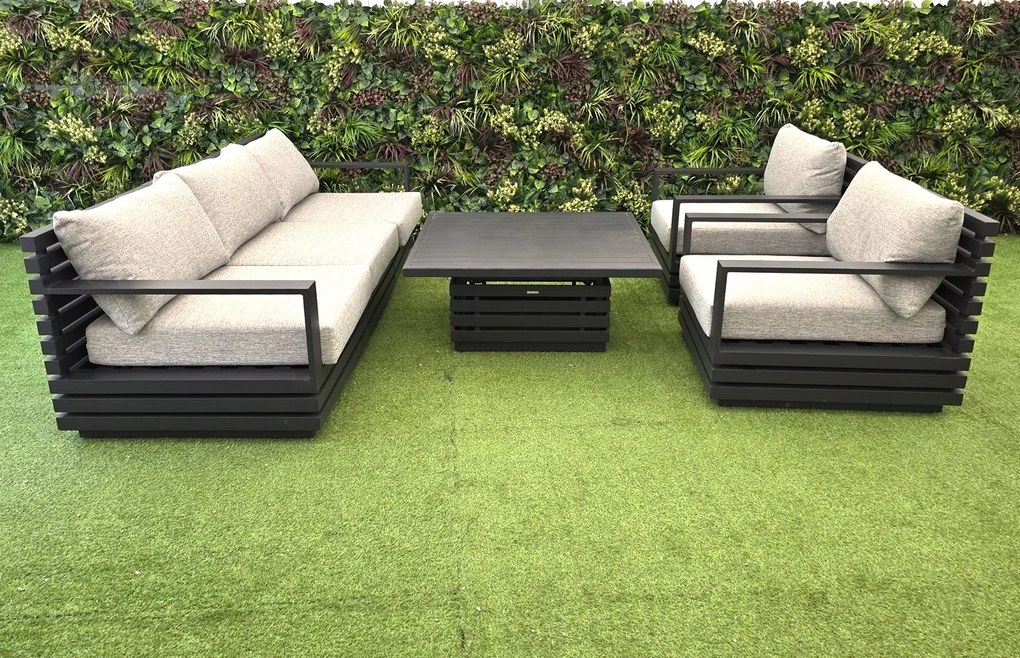 Záhradný nábytok CORDON 3 s výškovo nastaviteľným stolom