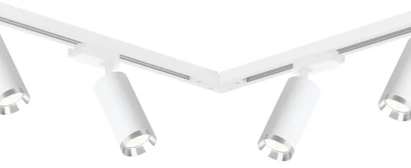 Bodové svietidlo v lištovom systéme MICA 6xGU10/10W/230V biela/matný chróm