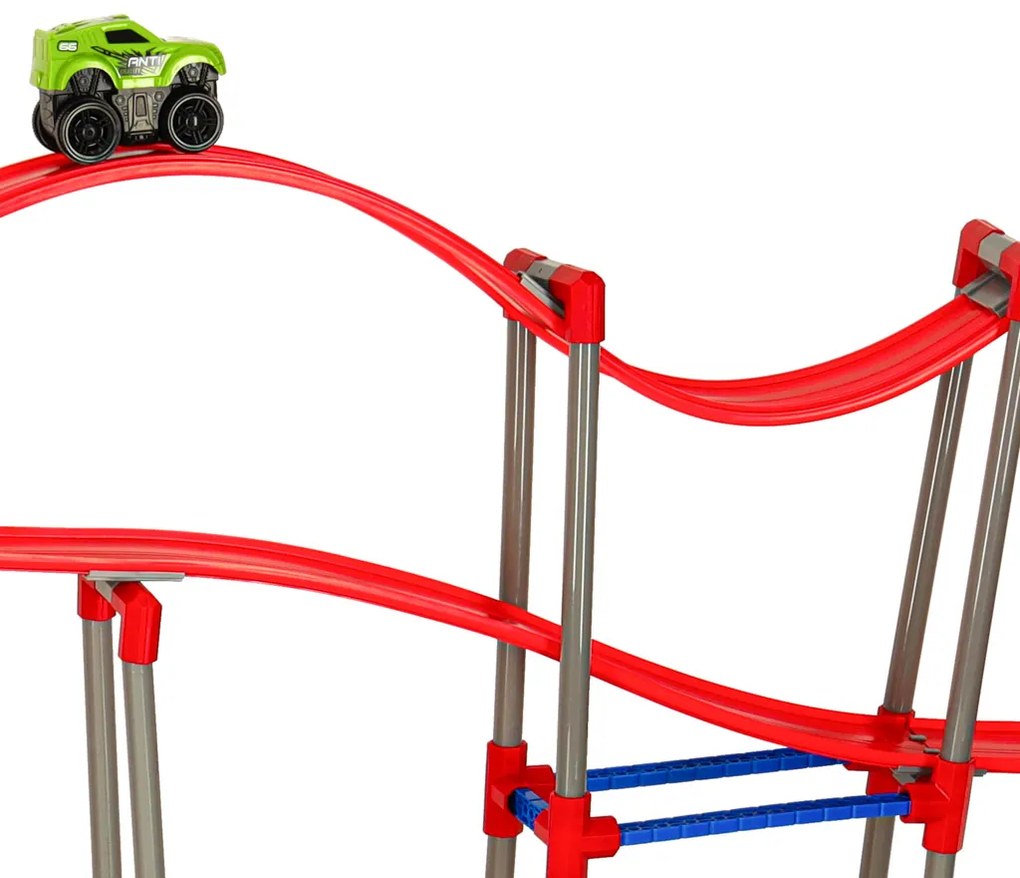 KIK Magnetická antigravitačná autodráha XL 123 cm, 120 dielov