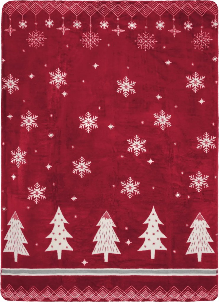 Deka CHRISTMAS TREE vianočná 150x200 cm