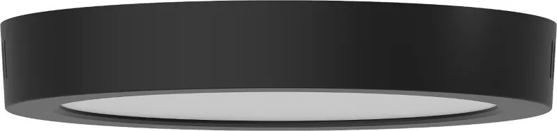 Mexen LDSR, LED stropné svietidlo, priemer 22 cm, 18W, neutrálna - 4000K, 1440 lm, čierna - L212-022-1840-70