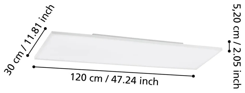 LED smart stropné svietidlo 11 W TURCONA-Z – EGLO