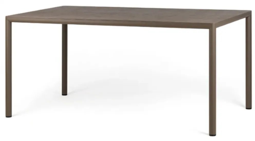 PIAVE 160x90 záhradný stôl tabacco