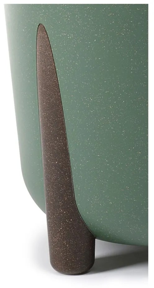PLASTOVÝ KVETINÁČ MOSS ECO 28X30 CM ZELENÁ