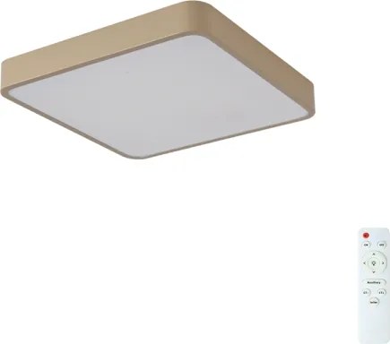 Brilagi-LED stmievateľné stropné svietidlo POOL LED/36W/230V 3000-6000K 40x40 cm béžová+DO
