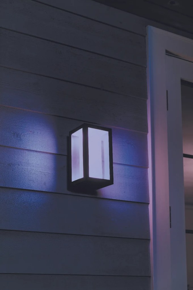 PHILIPS HUE Vonkajšie LED inteligentné osvetlenie HUE IMPRESS s funkciou RGB, 2x8W, teplá biela-studená biela, č