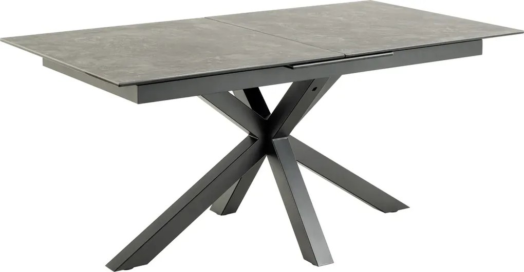 Jídelní rozkládací stůl Heaven 168/210 cm černý