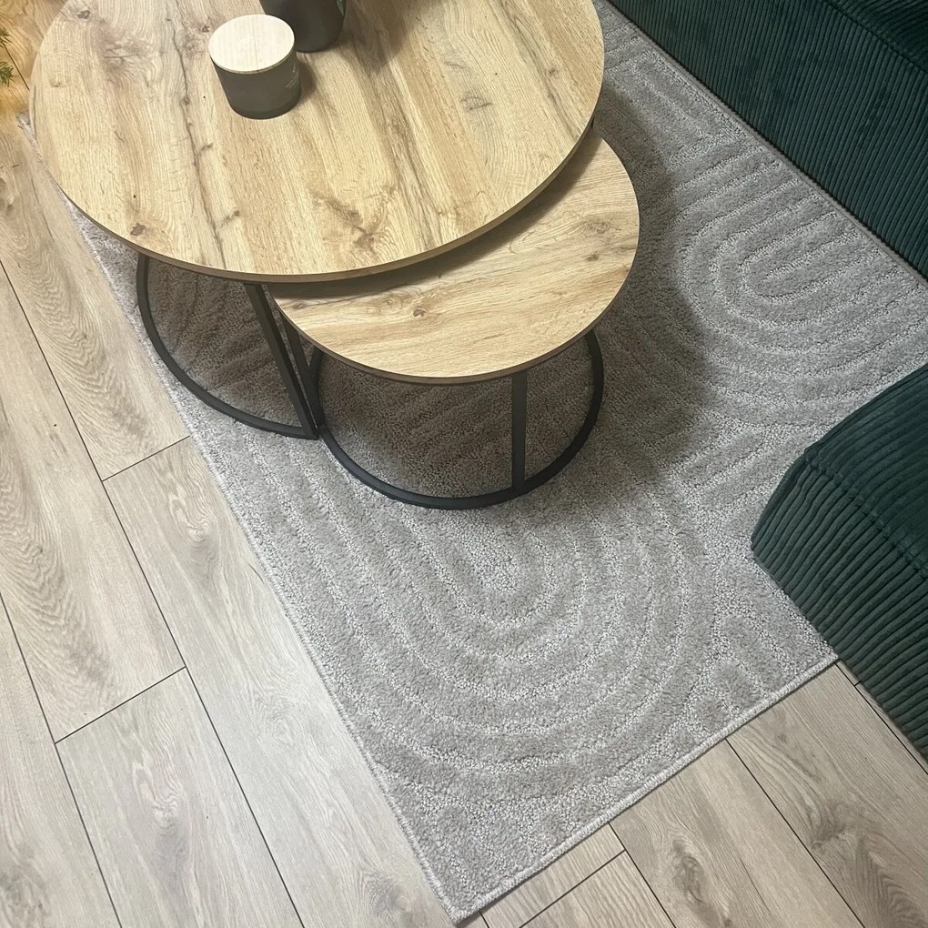 Kusový koberec Art 1121 Silver, 280x370, šedá, obývacia izba, Ayyildiz