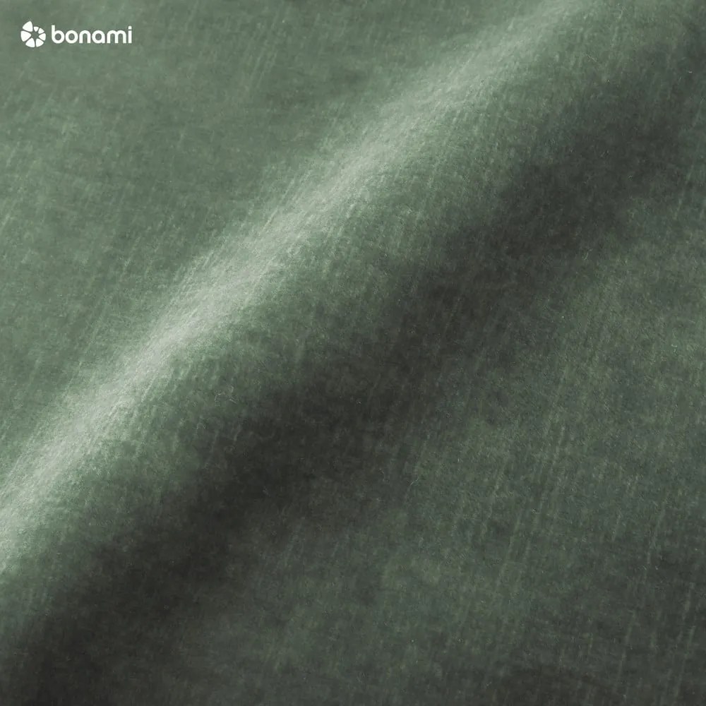 Zelenosivá zamatová pohovka 220 cm Adagio - Scandic