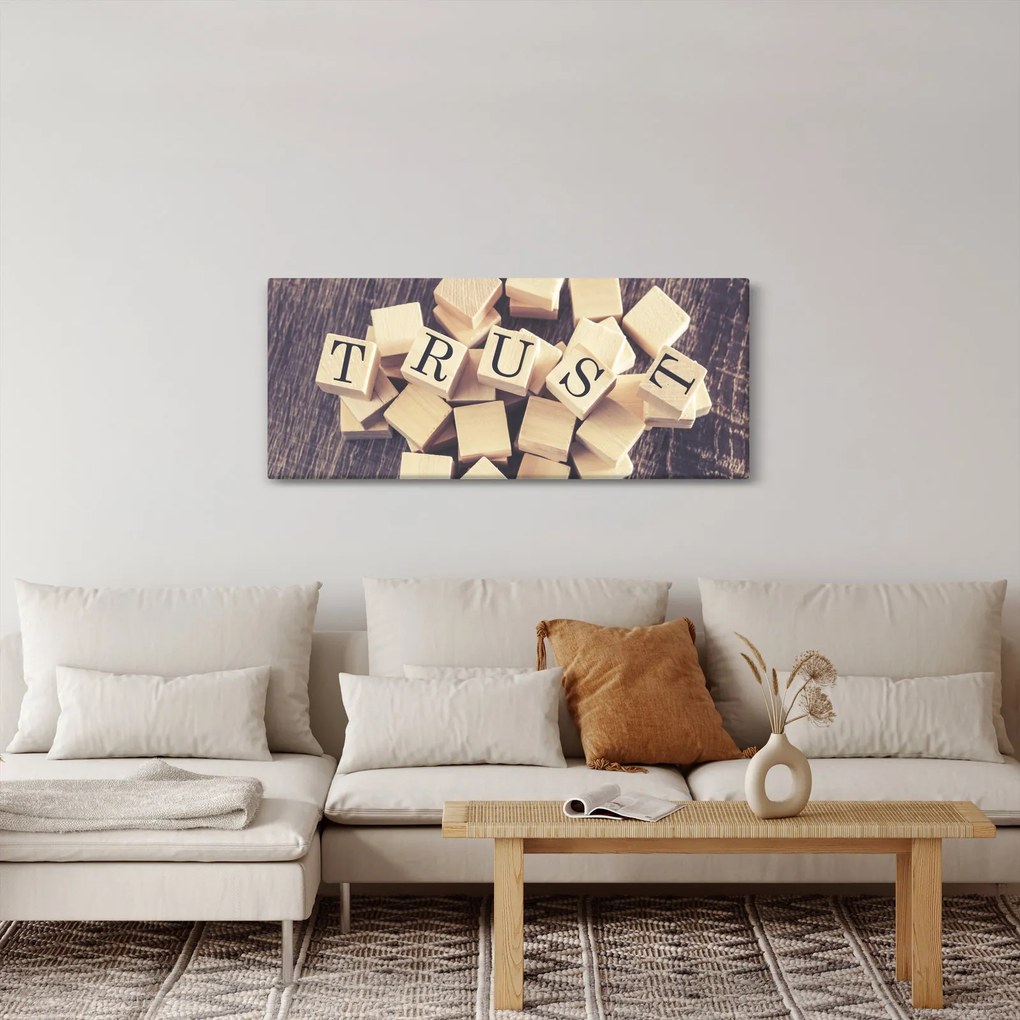 Obraz - Dôvera (120x50 cm)