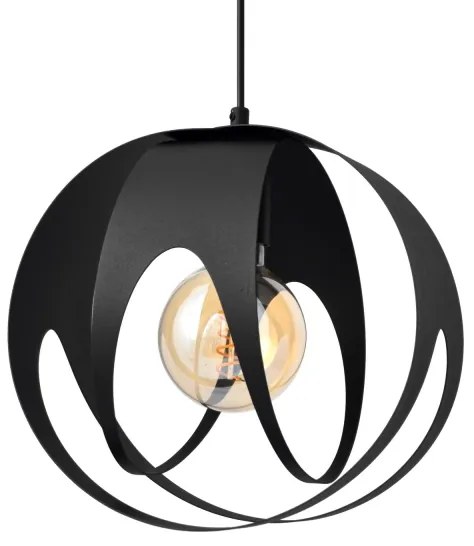 Luster na lanku MOONLIGHT 1xE27/15W/230V čierna