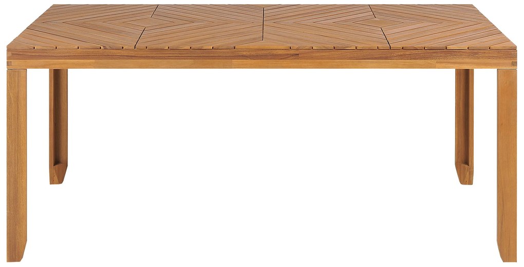 Záhradný jedálenský stôl z akáciového dreva 180 x 90 cm BARATTI Beliani