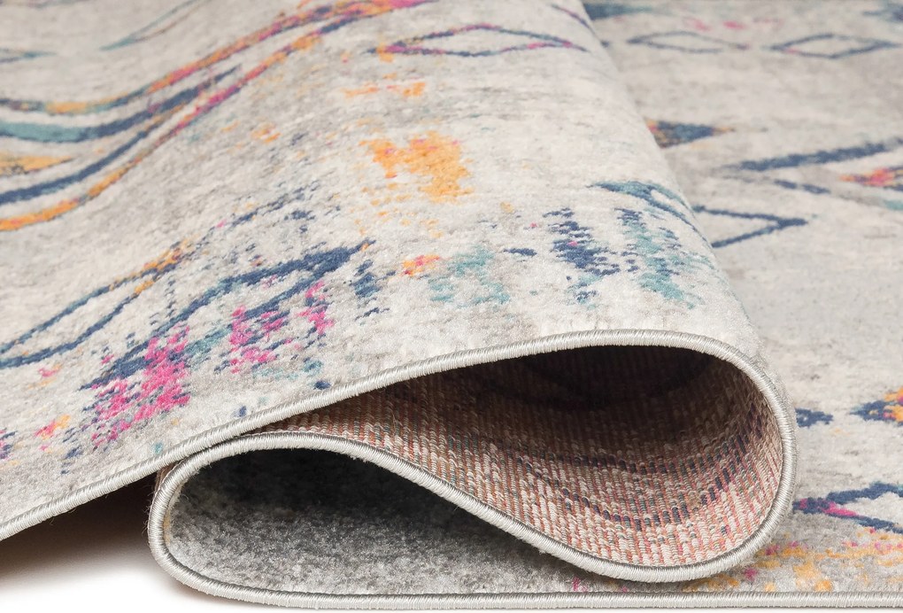 TA Koberec G025A BIELA/TMAVOMODRÁ DENVER FAA Rozmer: 200x300 cm