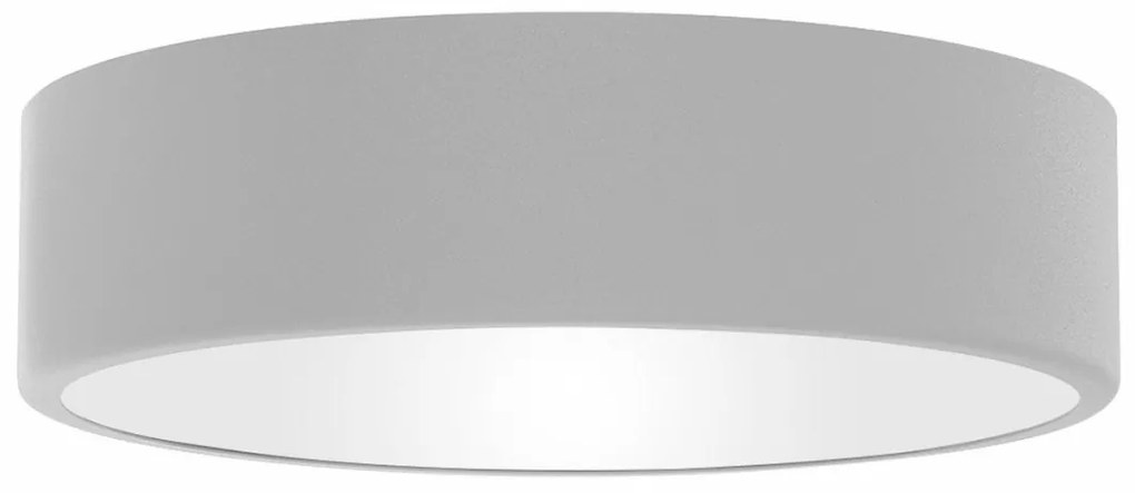 TEMAR Prisadené nástenné / stropné osvetlenie CLEO, 2xE27, 40W, 30cm, okrúhle, šedé