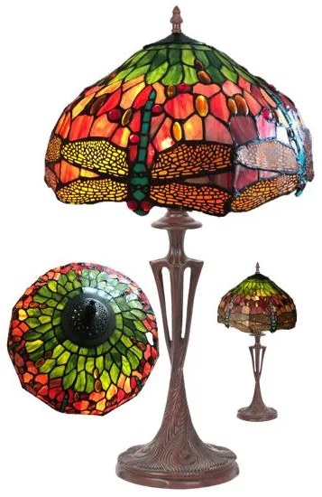 Tiffany lampa peacock kolekcia MULTICOLOUR 42*60