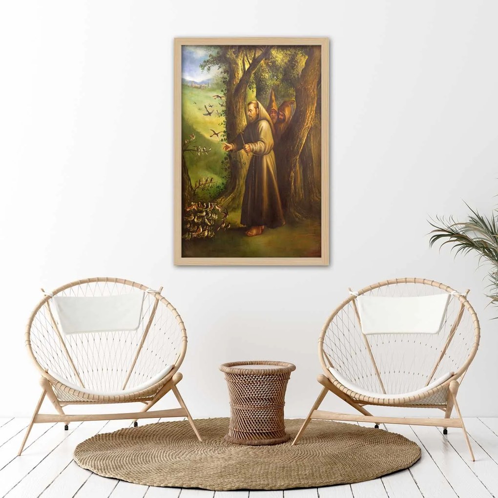 Gario Plagát Svätý František z Assisi Farba rámu: Bez rámu, Rozmery: 30 x 45 cm