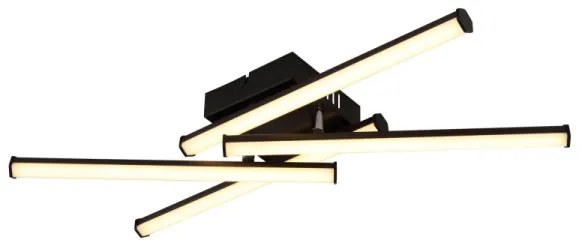 Globo 67342-24 - LED Stropné svietidlo KIRINA LED/24W/230V 3000K čierna