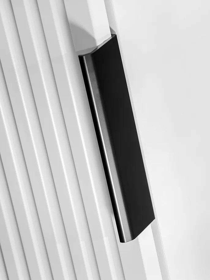 Kúpeľňová zostava Casad so skrinkami, umývadlom a zrkadlom 60 cm biela