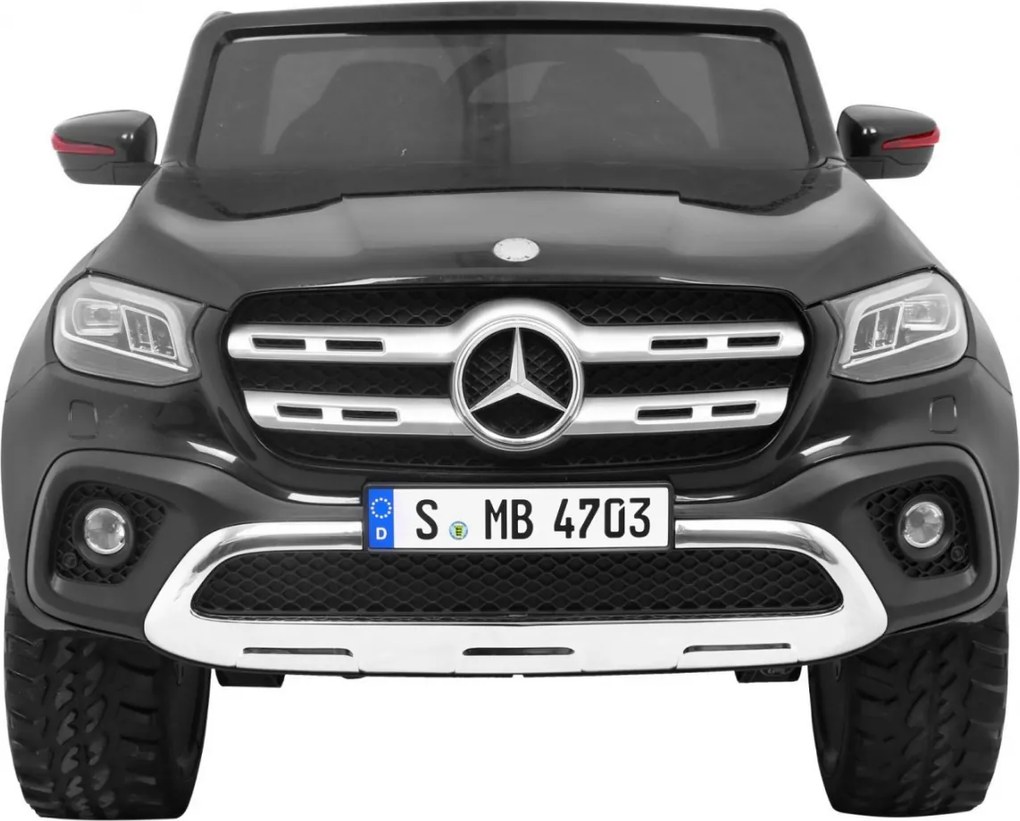 Ramiz Mercedes Benz X-Class pre deti Čierna Pickup + Pilot + pohon 4x4