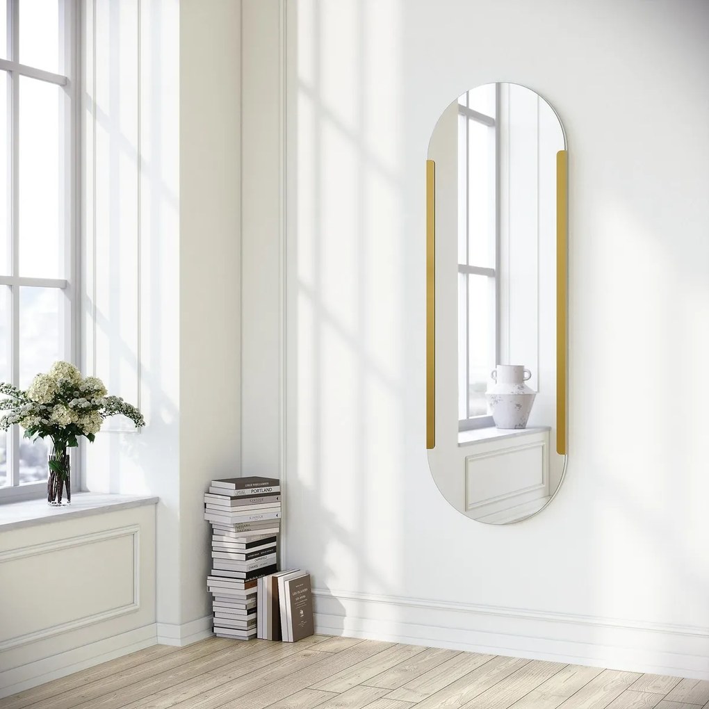 Zrkadlo Caprice Gold 50 x 150 cm