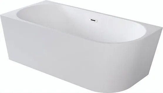Besco Akrylátová voľne stojaca rohová vaňa Zoya 150x75 (170x80) biela BESCO-Typ výpuste: Click-Clack s prepadom, zlatá, BESCO-Rozmery: 150x75, BESCO-…