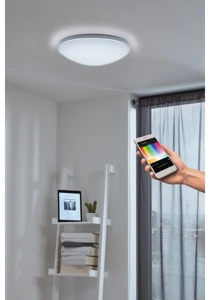 Eglo 32589 - LED RGB Stmievateľné nástenné stropné svietidlo GIRON-C LED/17W/230V