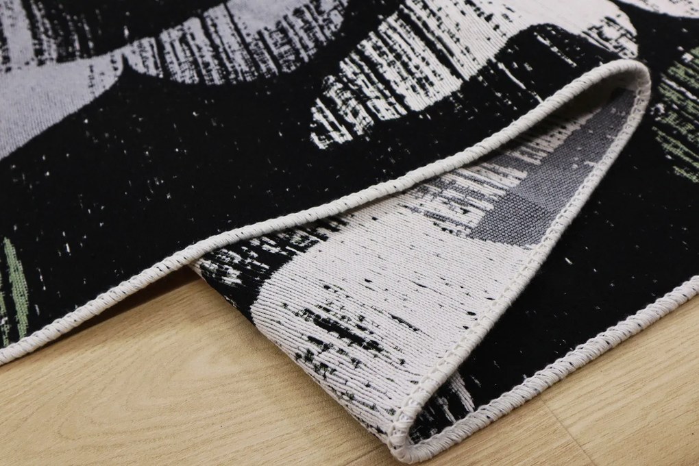 Praktik home, TRHÁK: Kusový koberec Natur Morava, 120x170, čiernobiela, chodba / predsieň