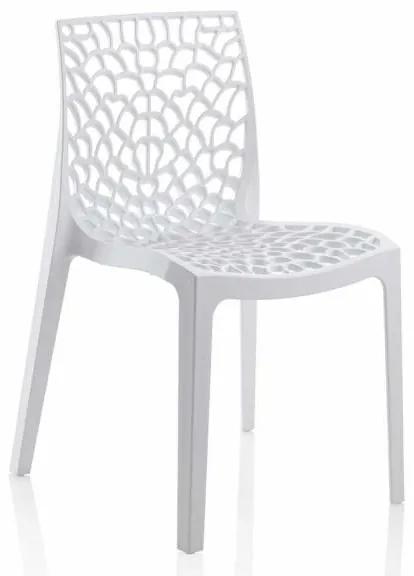 Stima Plastová stolička GRUVYER Odtieň: Bianco - Biela
