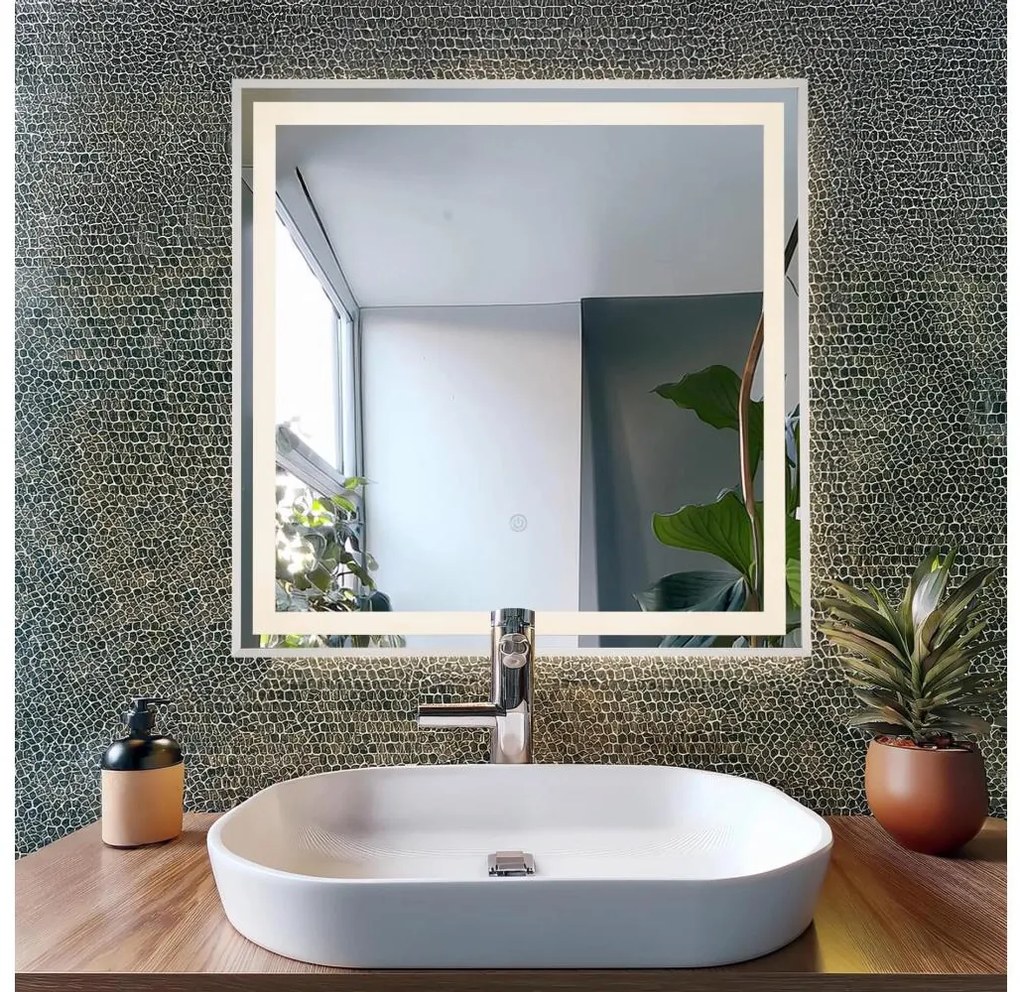 Globo 84037 - LED Stm. zrkadlo s podsvietením RIVAS LED/10W/230V 50x50 cm