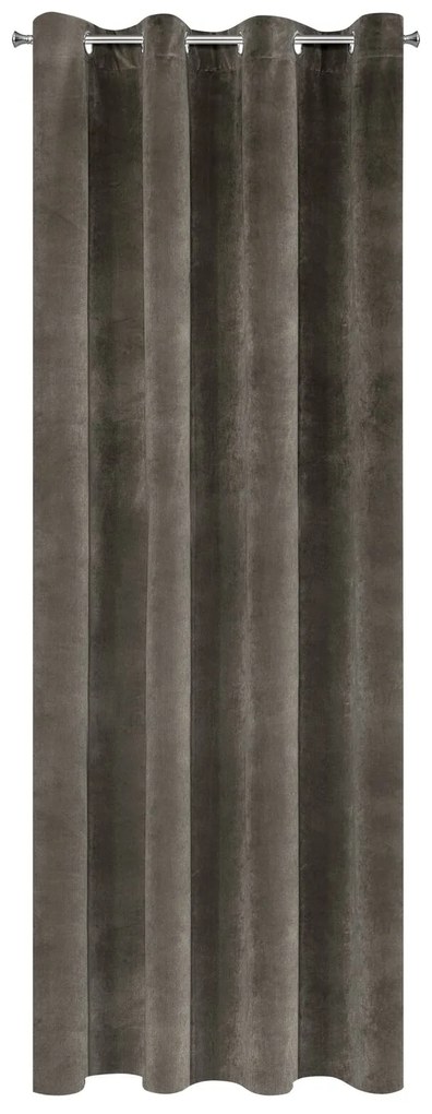ZATEMŇOVACÍ ZÁVES NA KRÚŽKOCH RIA 140X250 CM GRAFITOVÁ