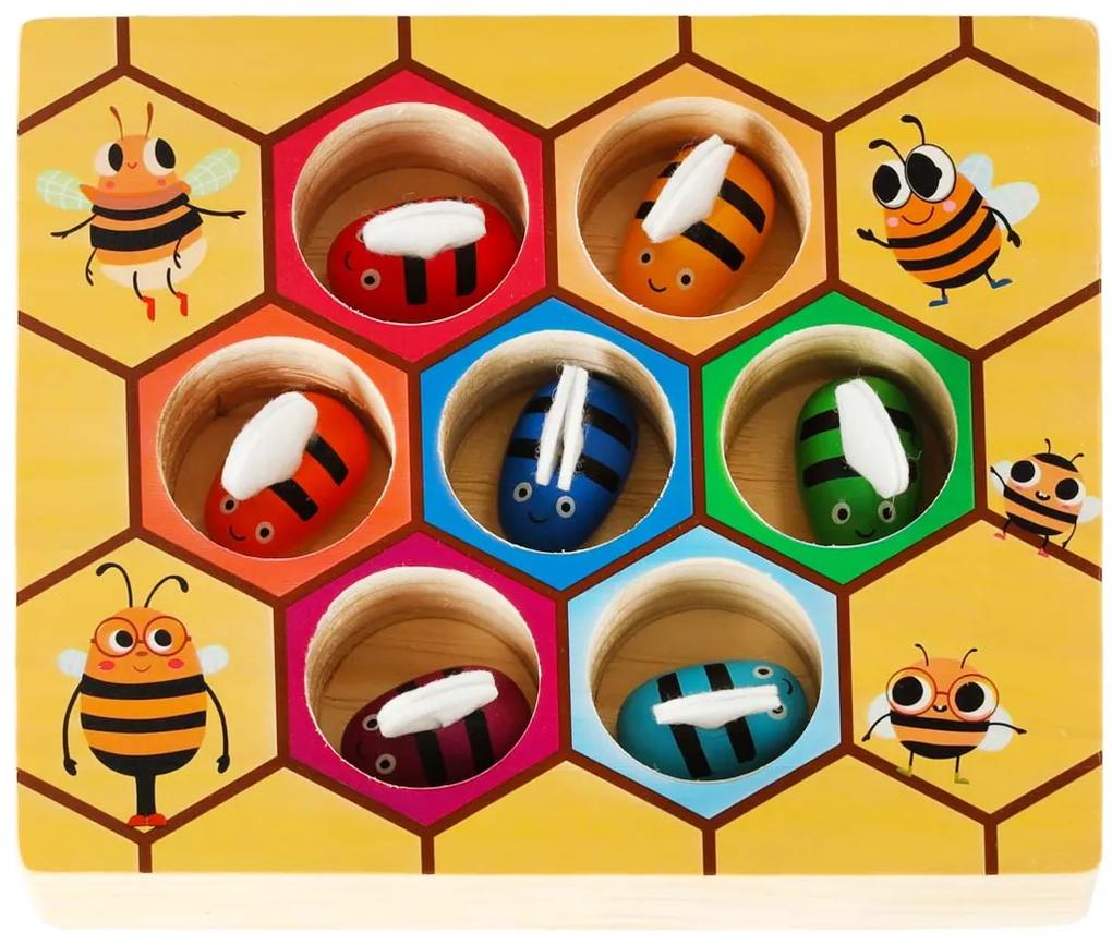 KIK Montessori včely voštiny vzdelávacia hra