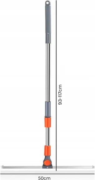 Teleskopická stierka strieborná