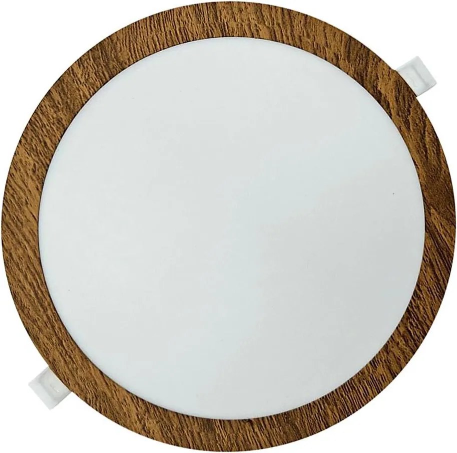 LED Podhľadové svietidlo CIRCLE LED/24W/230V 4200K pr. 29,6 cm hnedá