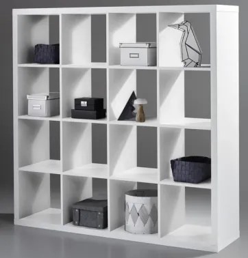 Regál Stylus 4x4, biely%