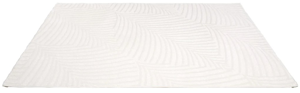 Dekorstudio Jednofarebný koberec FANCY 648 - smotanovo biely Rozmer koberca: 160x230cm
