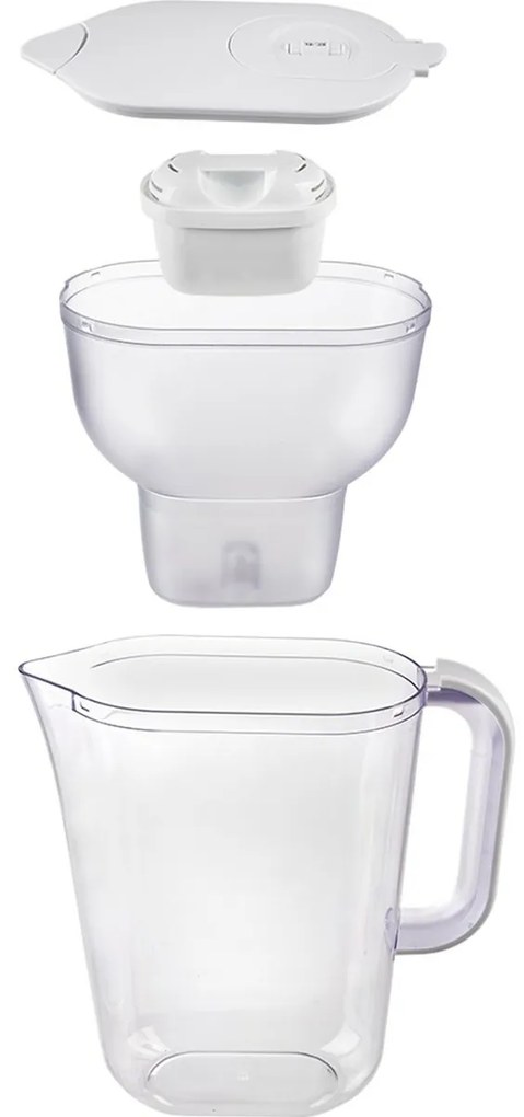 Orion 156019 Filtračná kanvica Carbo 3 l s filtrom, biela